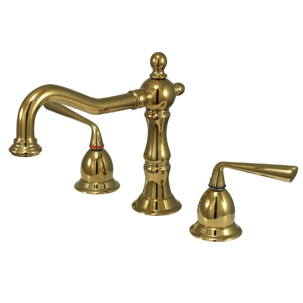 Silver Sage KS1972ZL 8-Inch Widespread Bathroom Faucet with Brass Pop-Up KS1972ZL - main